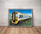 create a custom railway poster illustration