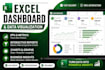 create a professional excel dashboard and data visualization