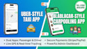 design and develop a carpooling app, ridesharing app, taxi booking app