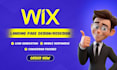 design or redesign a wix landing page , squeeze page or onepage website