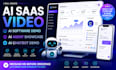 create ai saas video, ai software demo, ai agent showcase, ai chatbot demo