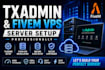 setup txadmin and fivem vps server professionally