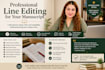 line edit your manuscript up to 50k for free