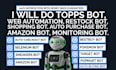 do web automation, selenium bot amazon bot, monitoring bot, restock bot, sneaker