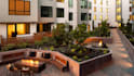 rebuild  3d mix use building landscape terrace render urban site layout