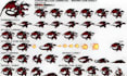 pixel art, pixel top down animation, sprite sheet, pixel tileset, pixel overlay