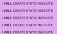 create static website interactive website animated website