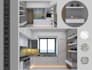 sketch kitchen interior renovation, basement design,cabinet layout,cgi rendering