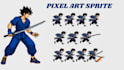 pixel art character pixel sprite sheet 8bit direction sprite pixel art animation