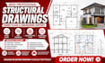 create architecture floor house plan structural drawing