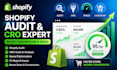 audit optimize shopify store cro expert optimize checkout speed and boost vitals