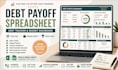 create custom debt payoff calculator and tracker avalanche spreadsheet