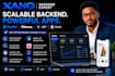 xano backend development API gateway oauth jwt nft paypal API klarna integration