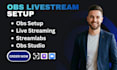 setup obs studio, streamlabs, twitch and live streaming professionally