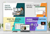 provide fast and accurate data entry and microsoft   services