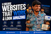 design modern business website with custom UI