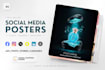 design modern social media graphics