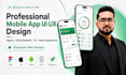 design a professional mobile app UI UX with figma for ios and android