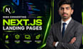 build a high conversion landing page with next js