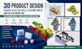 do 3d cad model, industrial product design, mechanical design for manufacturing
