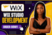 do wix studio website, wix website, wix website design, wix studio development