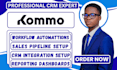 setup and automate kommo CRM
