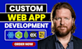 build custom web applications, saas web app, ai software as full stack developer
