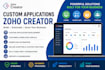 develop custom applications in zoho creator