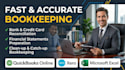 do fast bookkeeping in quickbooks, xero, and excel