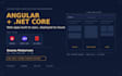 build a web app using angular, dotnet core and sql server