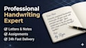 do hand writing assignment job and letters
