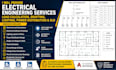 provide electrical load calculation drafting lighting power distribution and sld