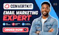 setup convertkit email sequence automation kit landing page convertkit expert
