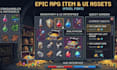 create custom pixel art item icons, rpg UI assets