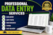 do data entry, copy paste tasks and excel work