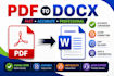 convert PDF to word with accurate formatting