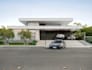 develop modern architecture house from 2d floor plan,cgi exterior carport render