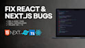 fix CSS and responsive bugs in react or nextjs