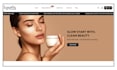 design skincare website beauty website