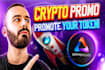do crypto project promotions and marketing