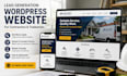 create a lead generation wordpress website for contractors and tradesmen