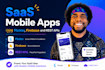build saas mobile apps using flutter, firebase and rest apis