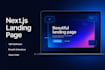 create professional landing website