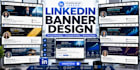 design a professional linkedin banner