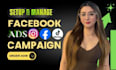 do meta ads management, facebook ads manager and ads setup