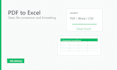 convert pdf word or csv files into clean excel spreadsheets