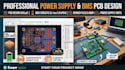 power supply pcb design, battery management system kicad