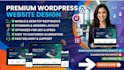 build responsive wordpress website design with elementor pro web design