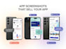 design stunning app screenshots for ios and android apps saas, ecommerce