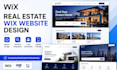design real estate broker wix website development idx mls wix website developer